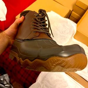NEW Mens Sperry Avenue Embossed Duck Boot in Tan/brown